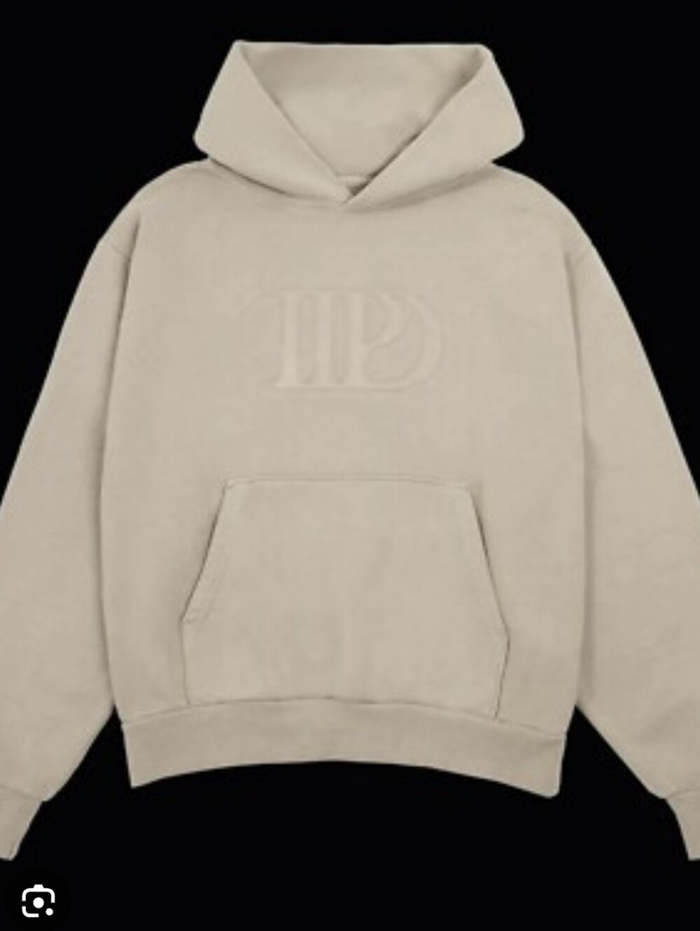 Taylor Swift Tortured Poets Department Embossed Hoodie